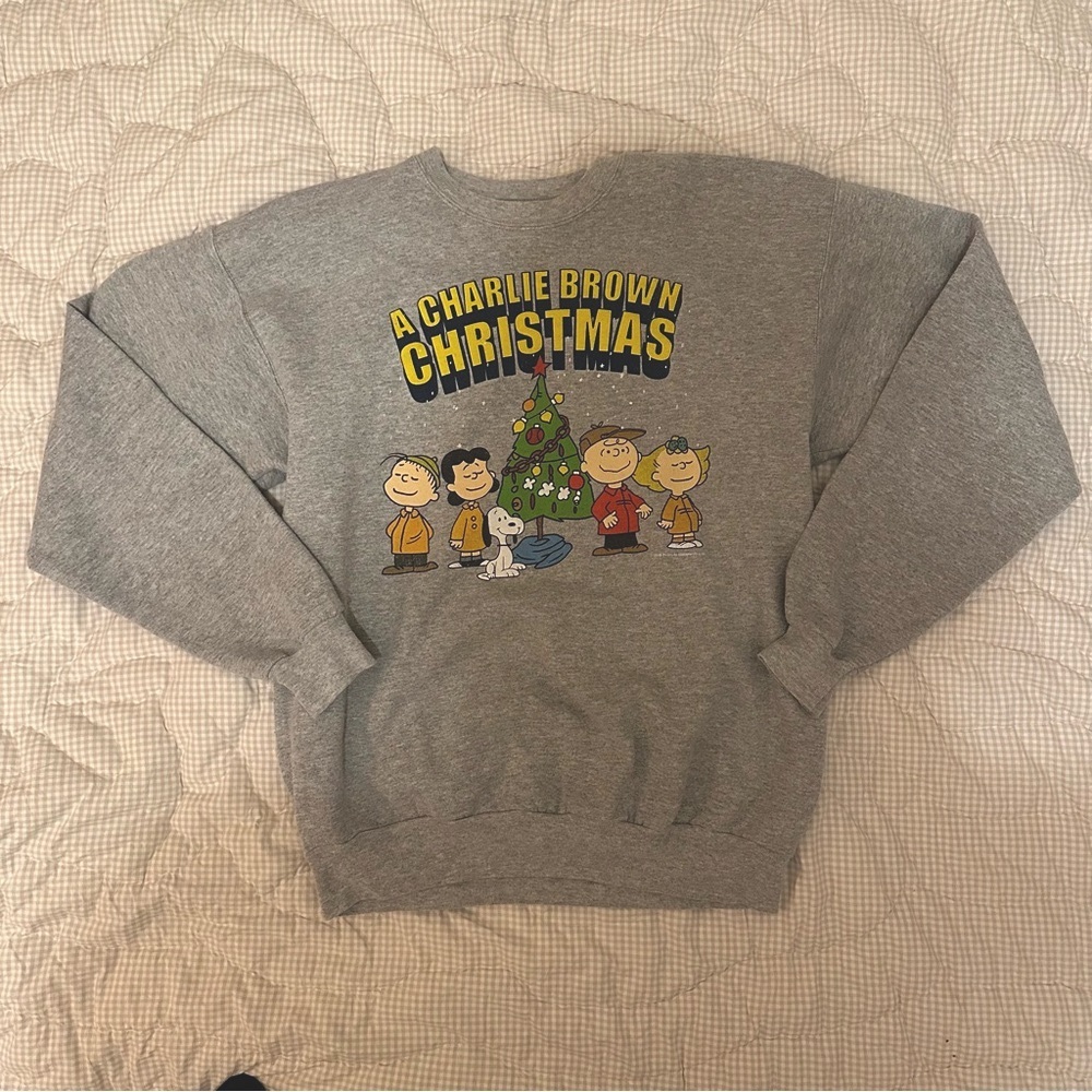 Vintage Peanuts Women M Peanuts Snoopy Sweatshirt Charlie Brown Christmas